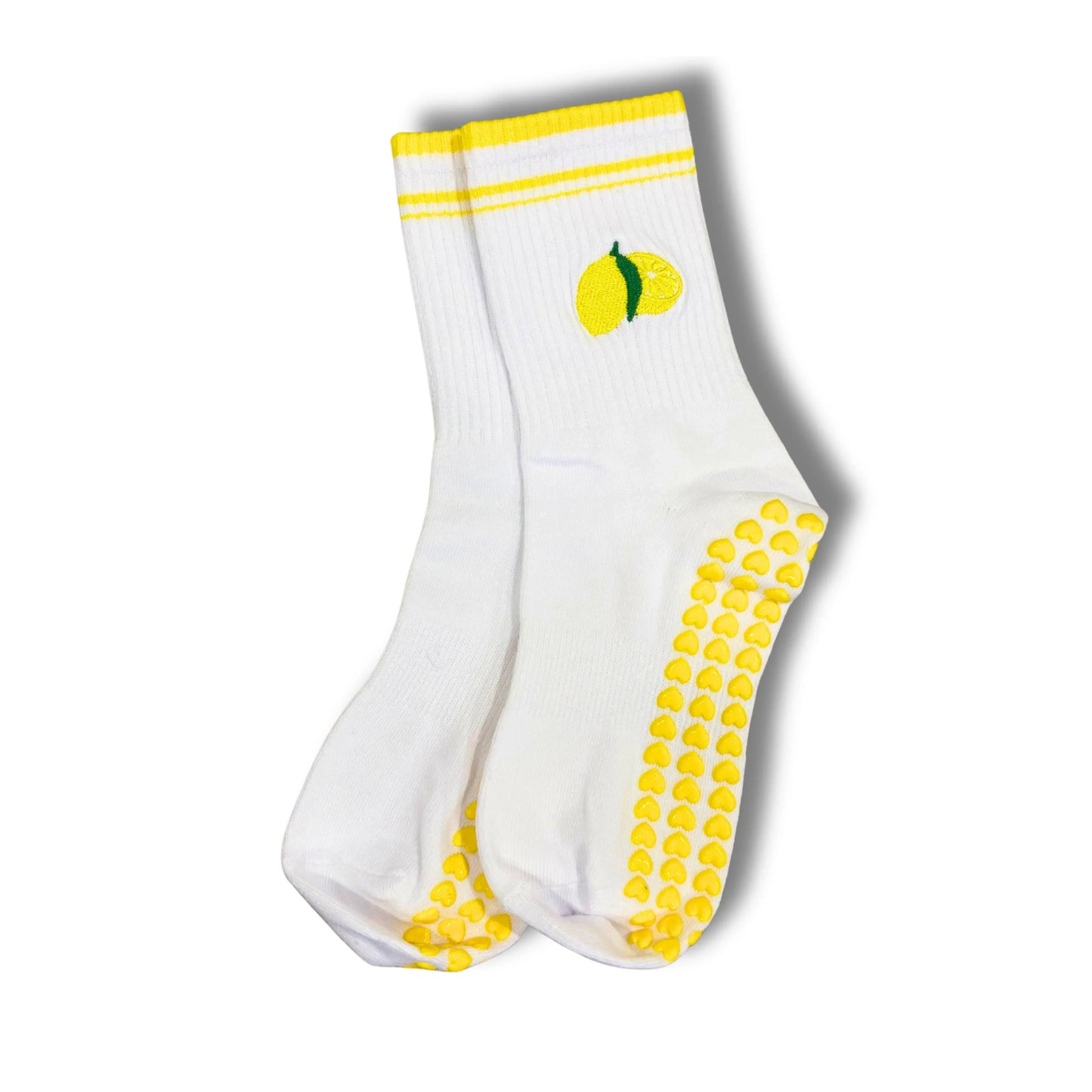 Lemon Pilates Socks - Sock Bro