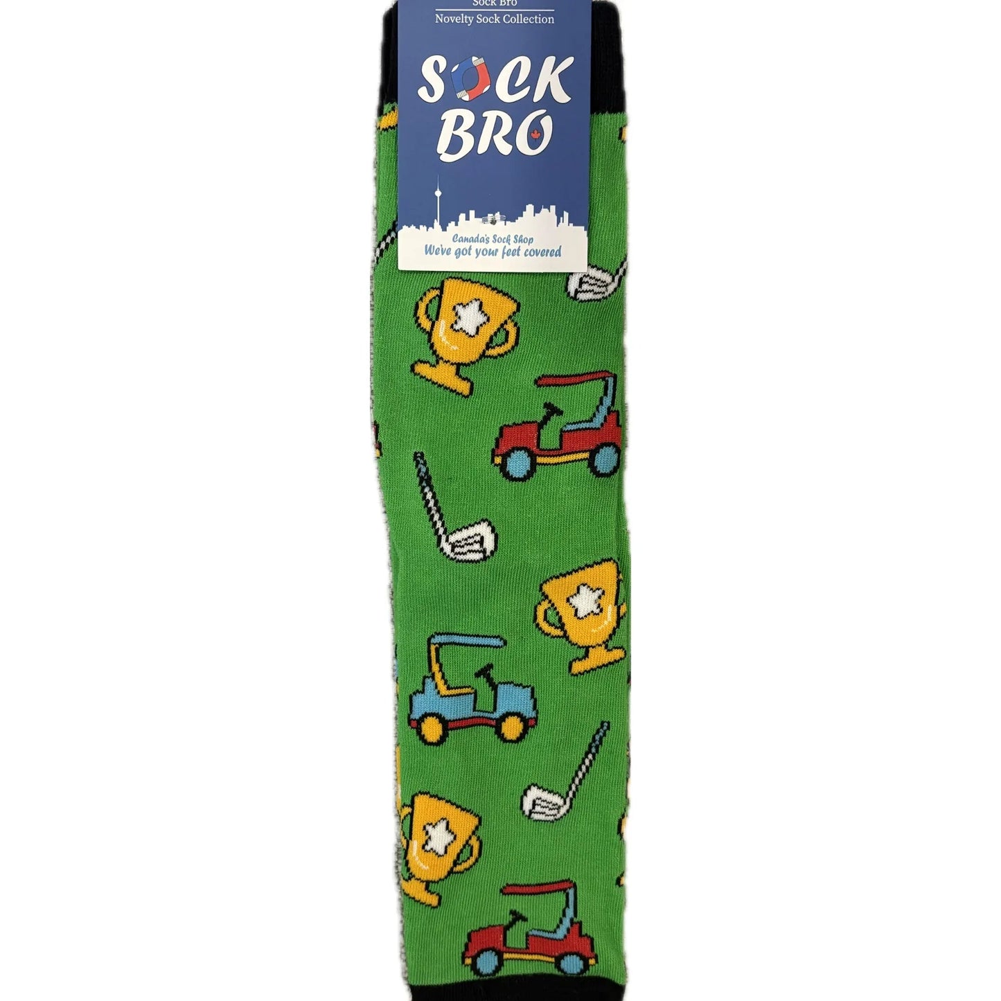 Green Golf Champ Socks