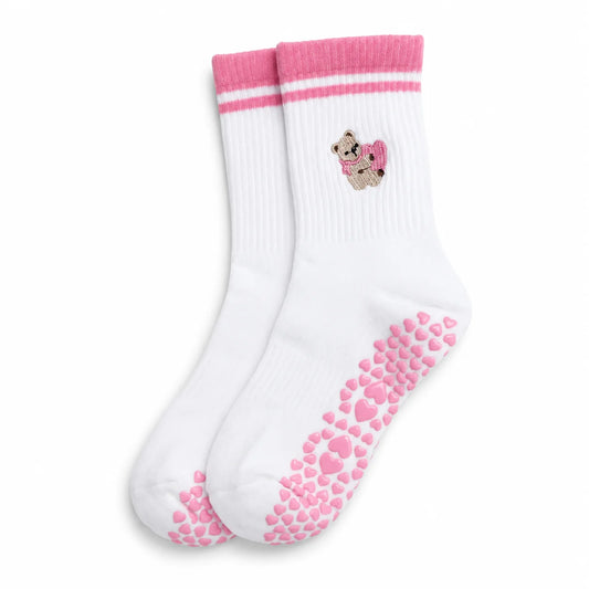 Bear Love Pilates Sock