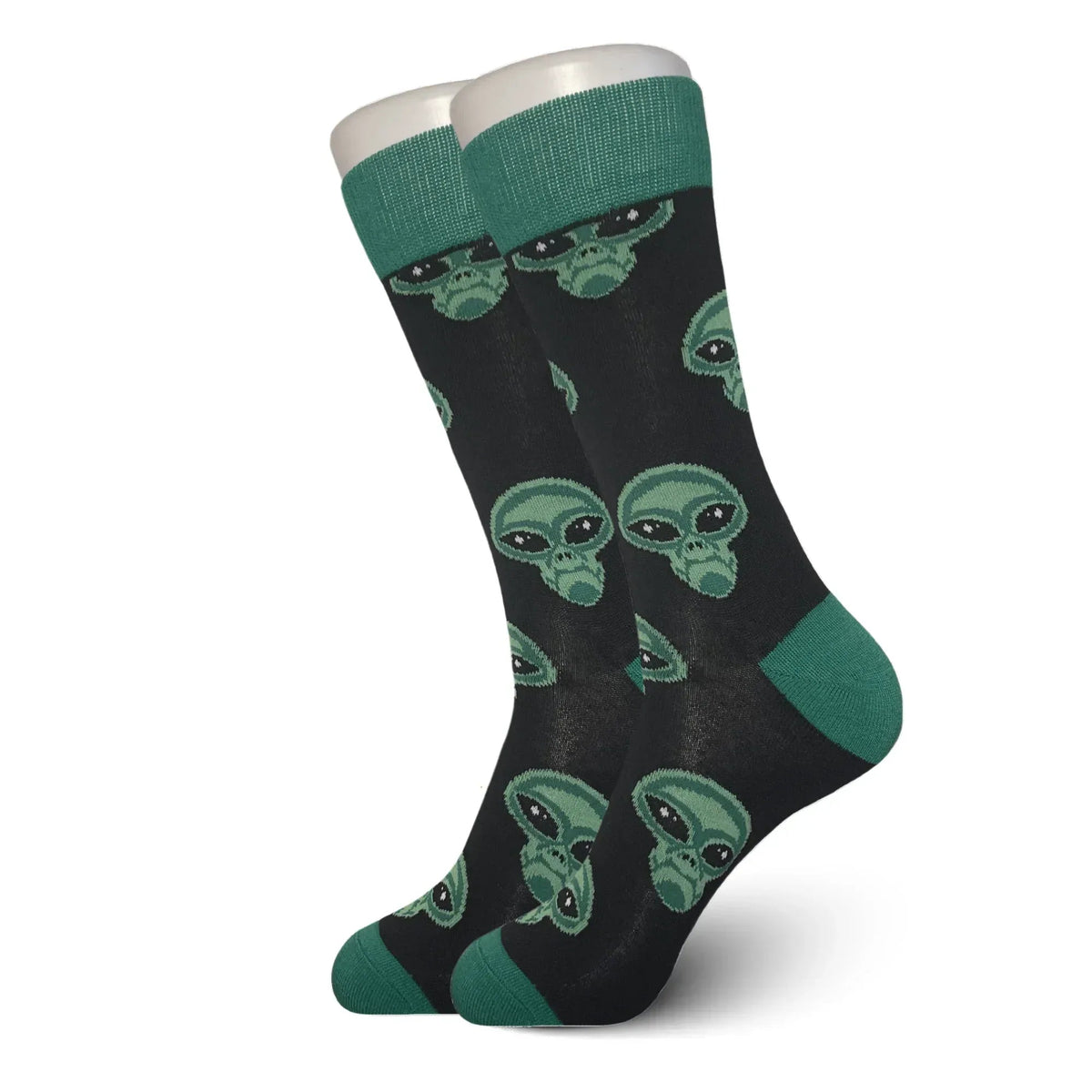 Green Alien Socks