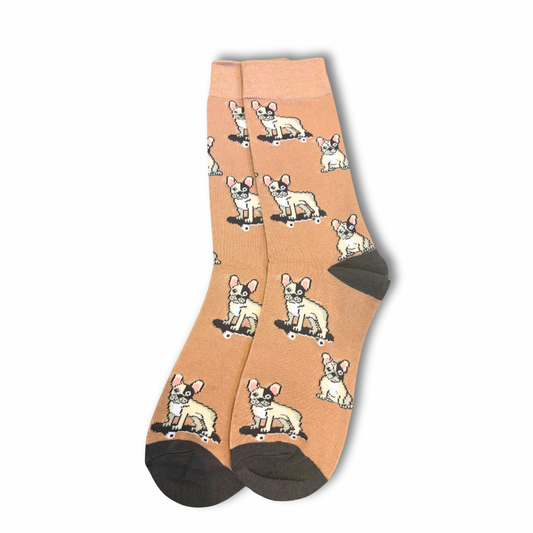 Skateboarding Dog Socks