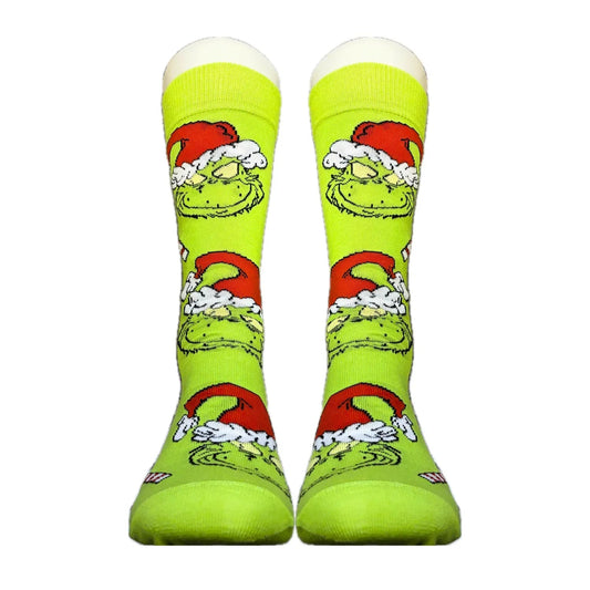 Green Grinch Socks