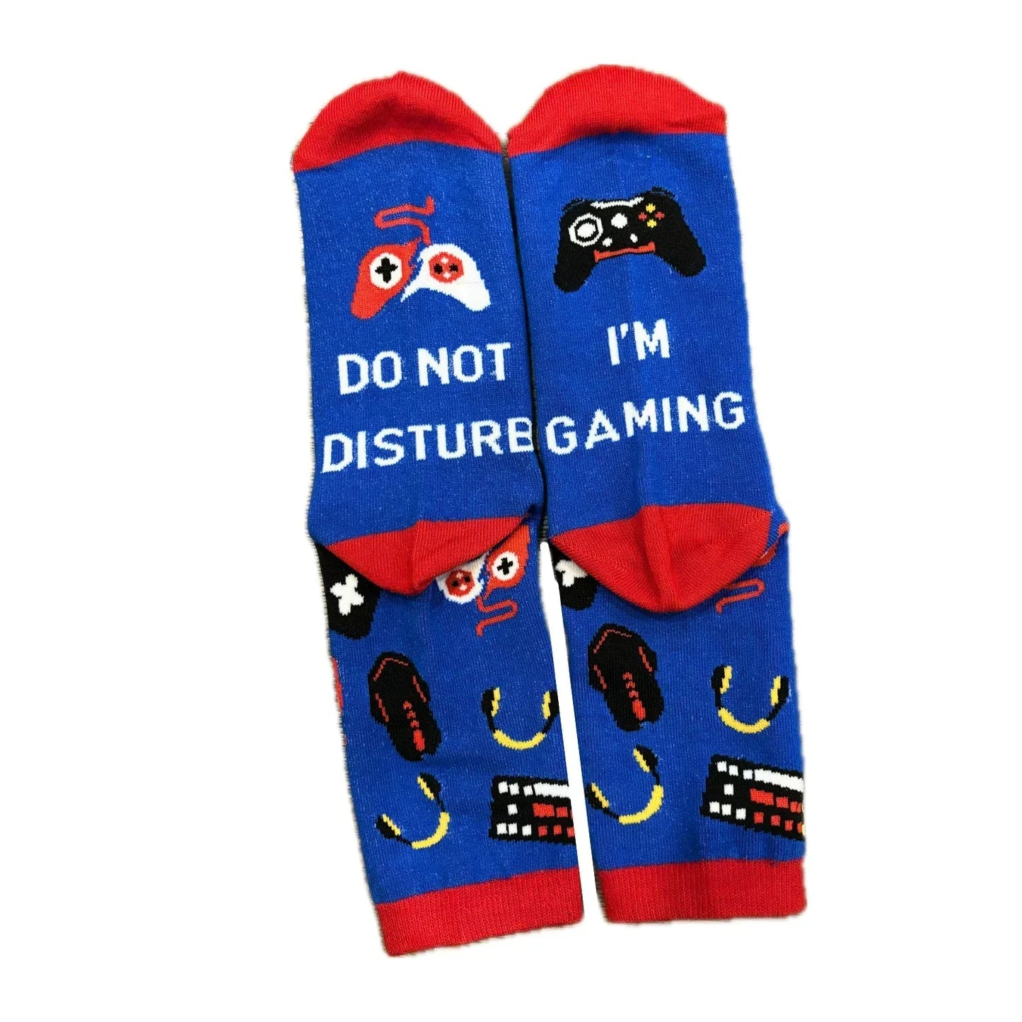 Blue Gamer Socks