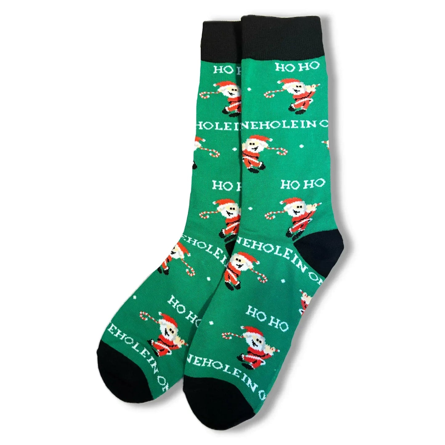 Santa Golfing Socks - Sock Bro