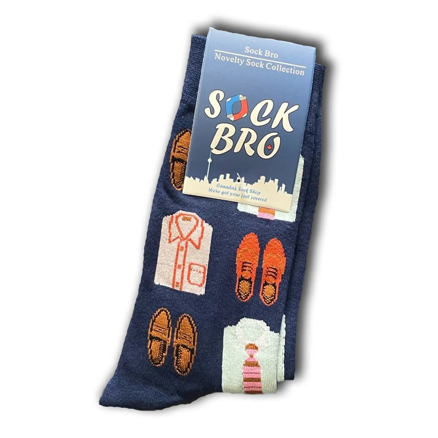 Dress Shirt and Shoes Socks