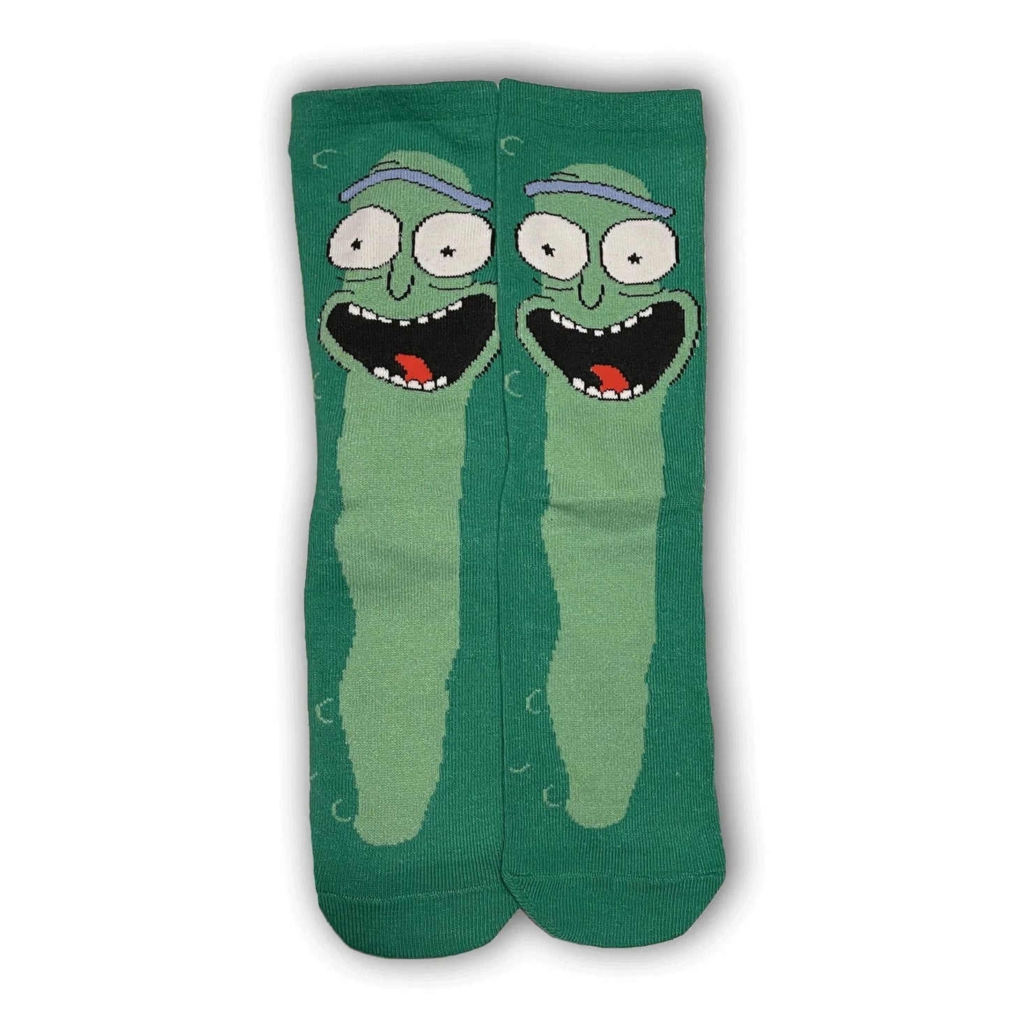 Green Pickled Rick Socks - Sock Bro