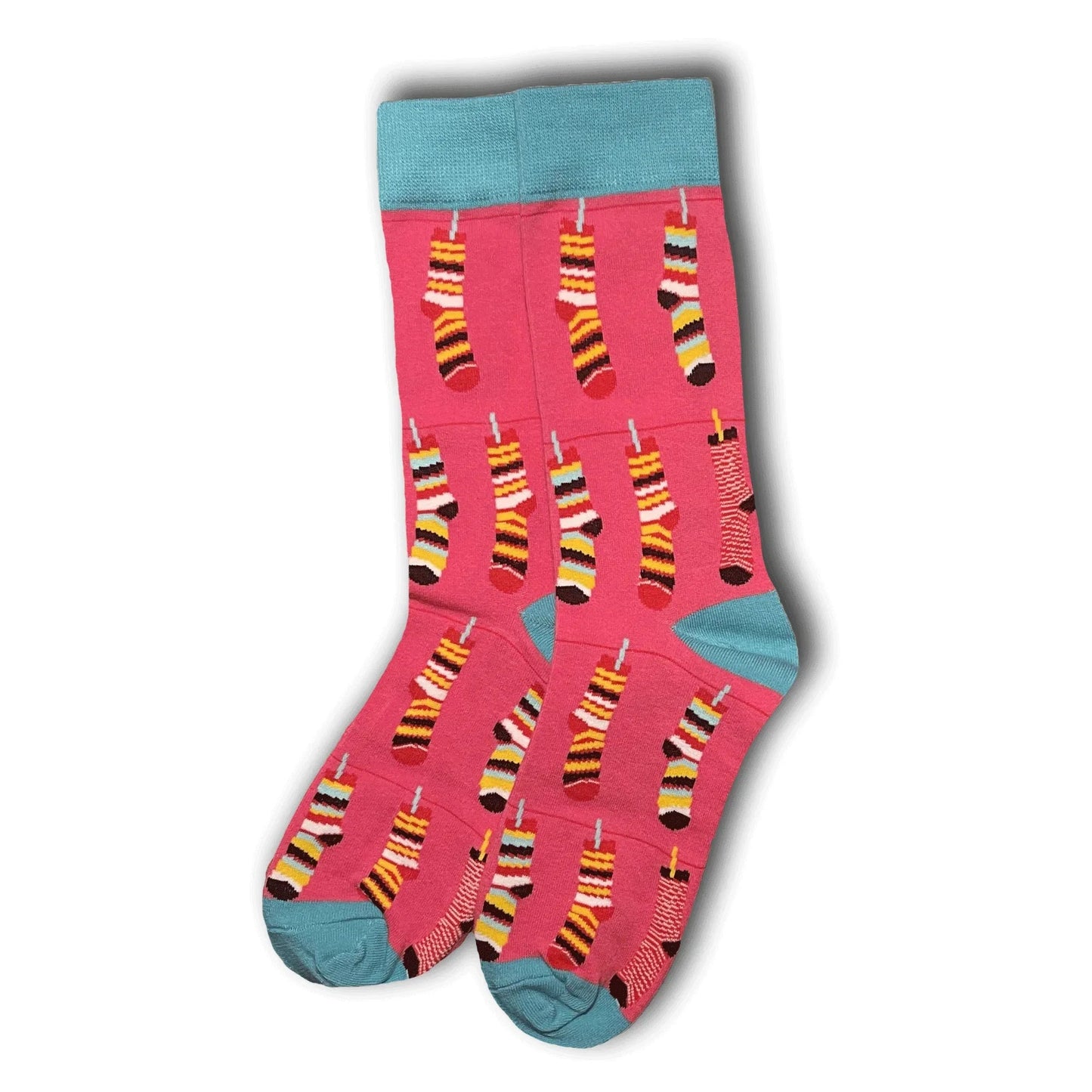 Pink Crazy Sock Socks - Sock Bro