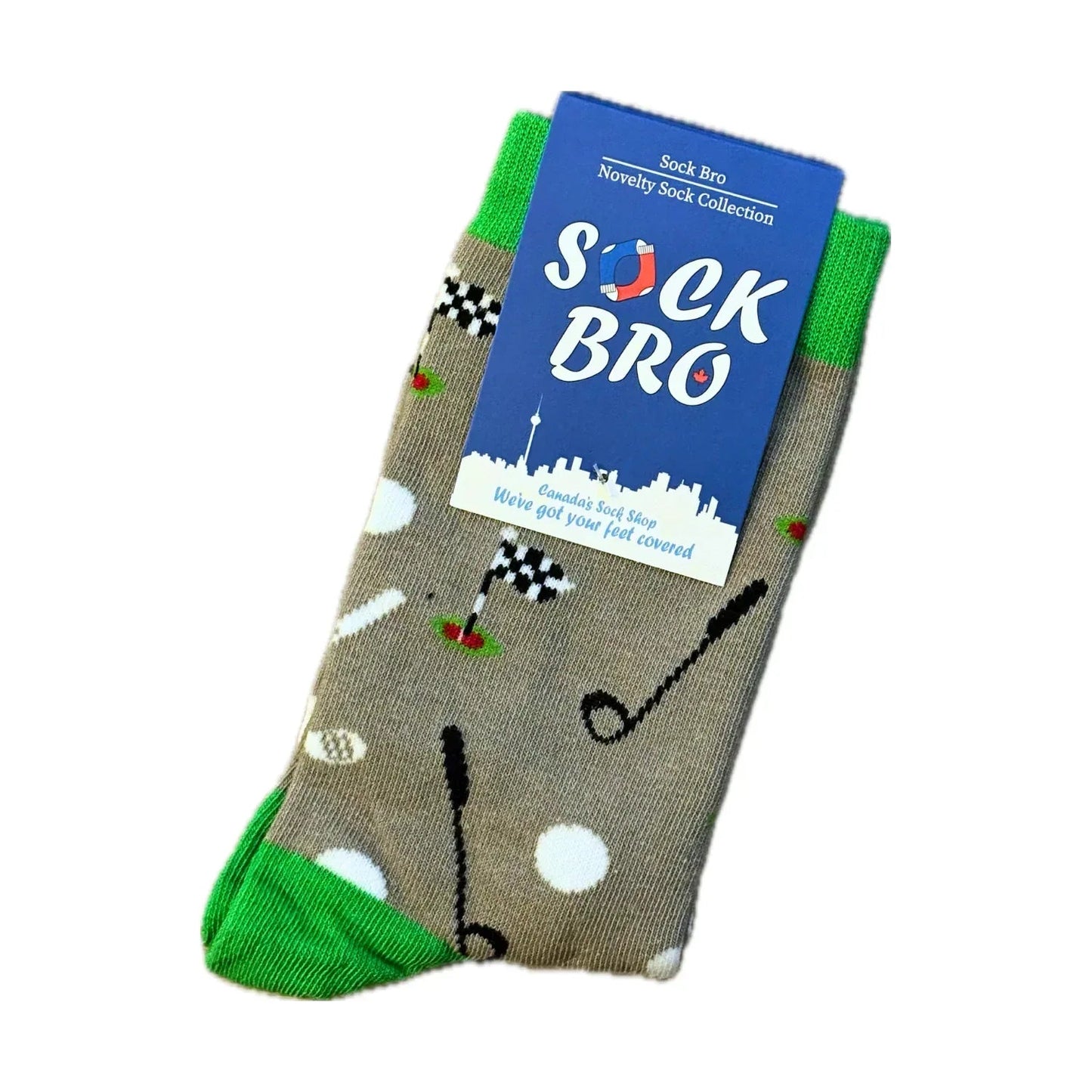 Grey Golf Socks - Sock Bro 