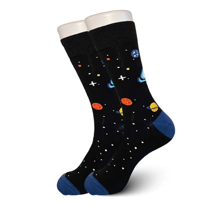 Black Space Socks