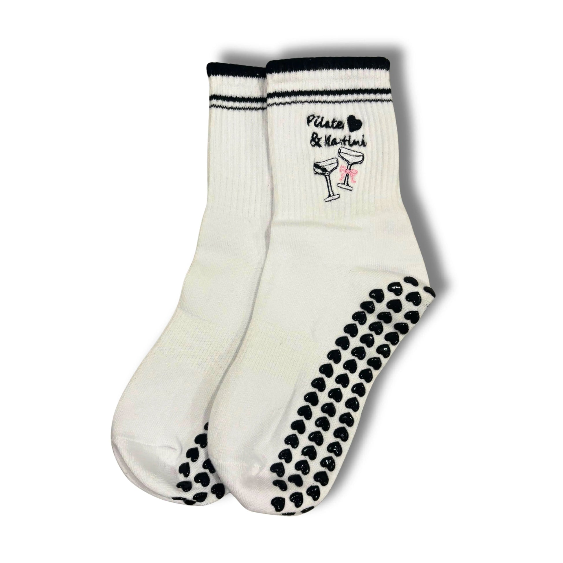 Martini Pilates Socks - Sock Bro 