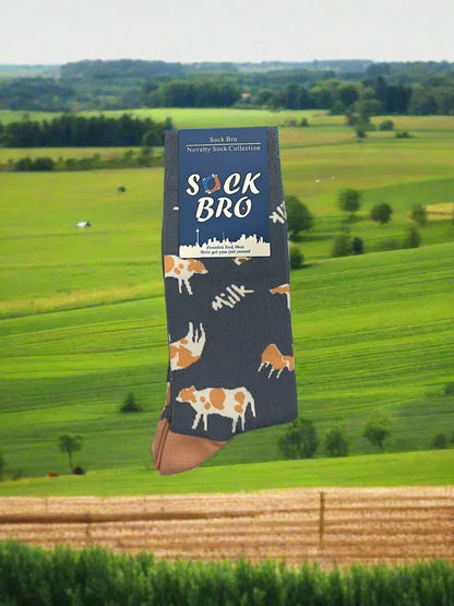 Blue Cow Socks
