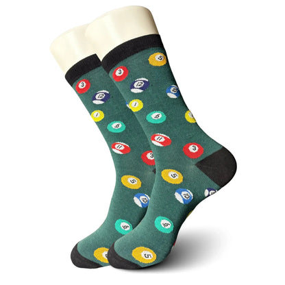 Green Pool Ball Socks - Sock Bro 