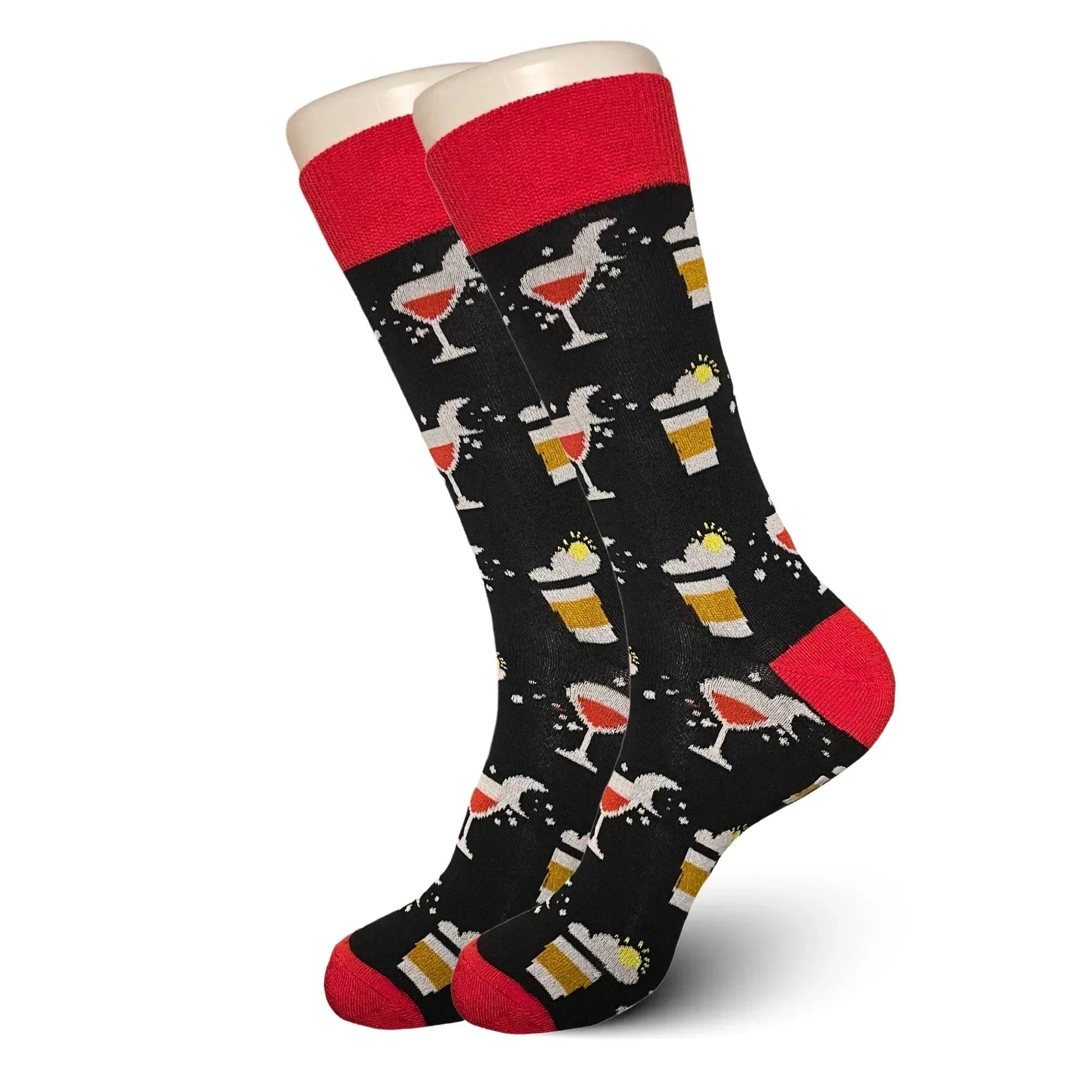 Black Coffee and Wine Socks - Sock Bro 