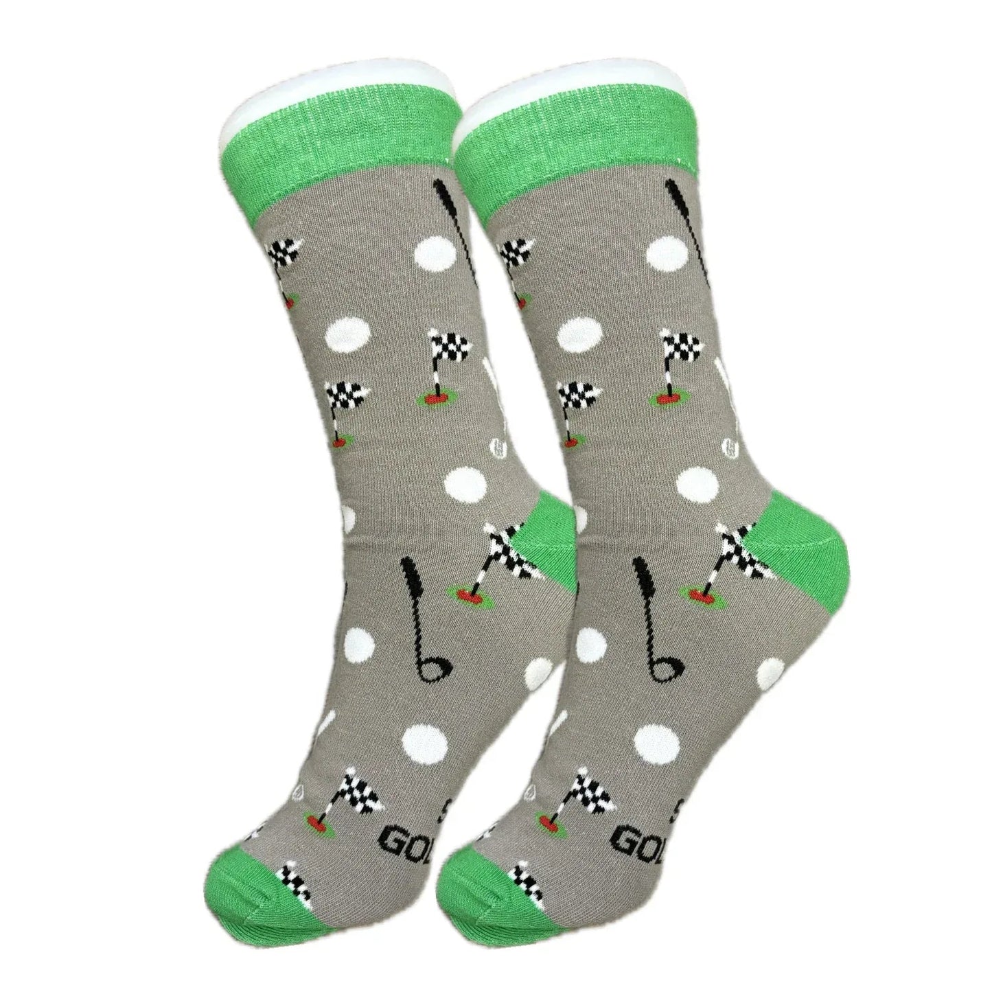 Grey Golf Socks - Sock Bro 