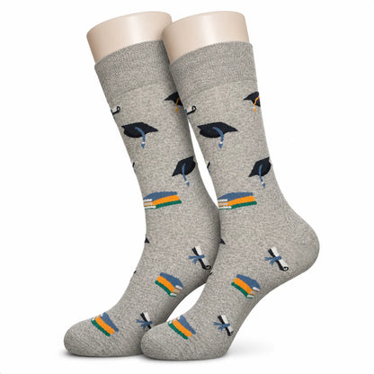 Grey Graduation Socks