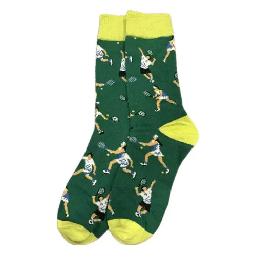 Green Tennis Socks - Sock Bro 