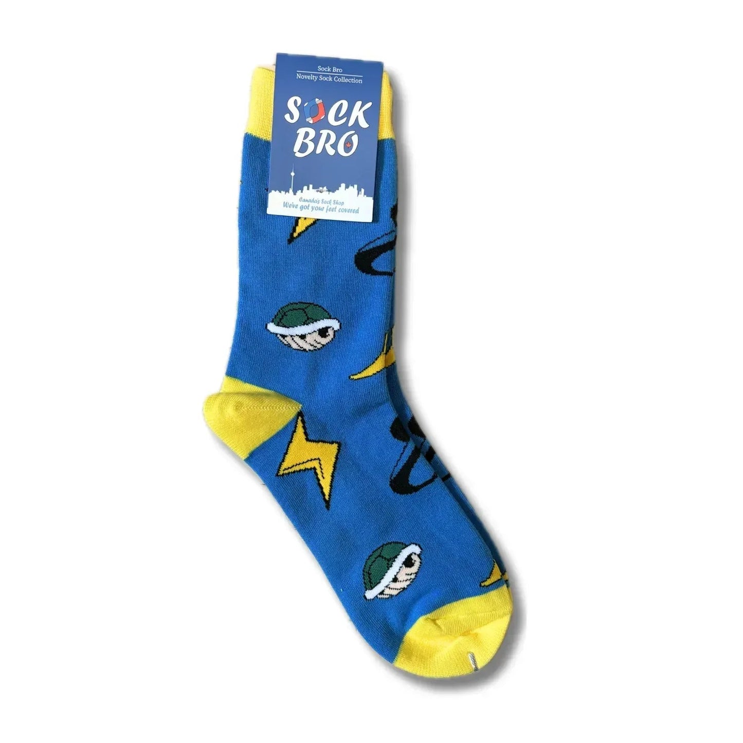 Blue Mario Kart Socks