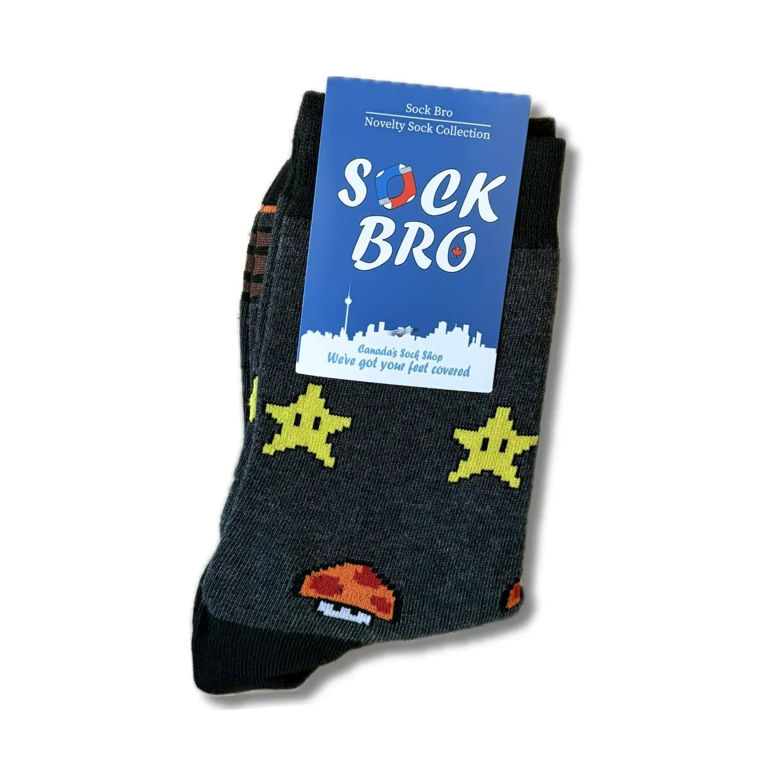 Black Mario 64 Socks - Sock Bro 