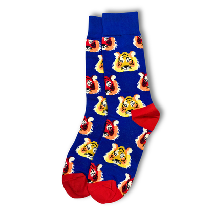 Blue Tiger Socks