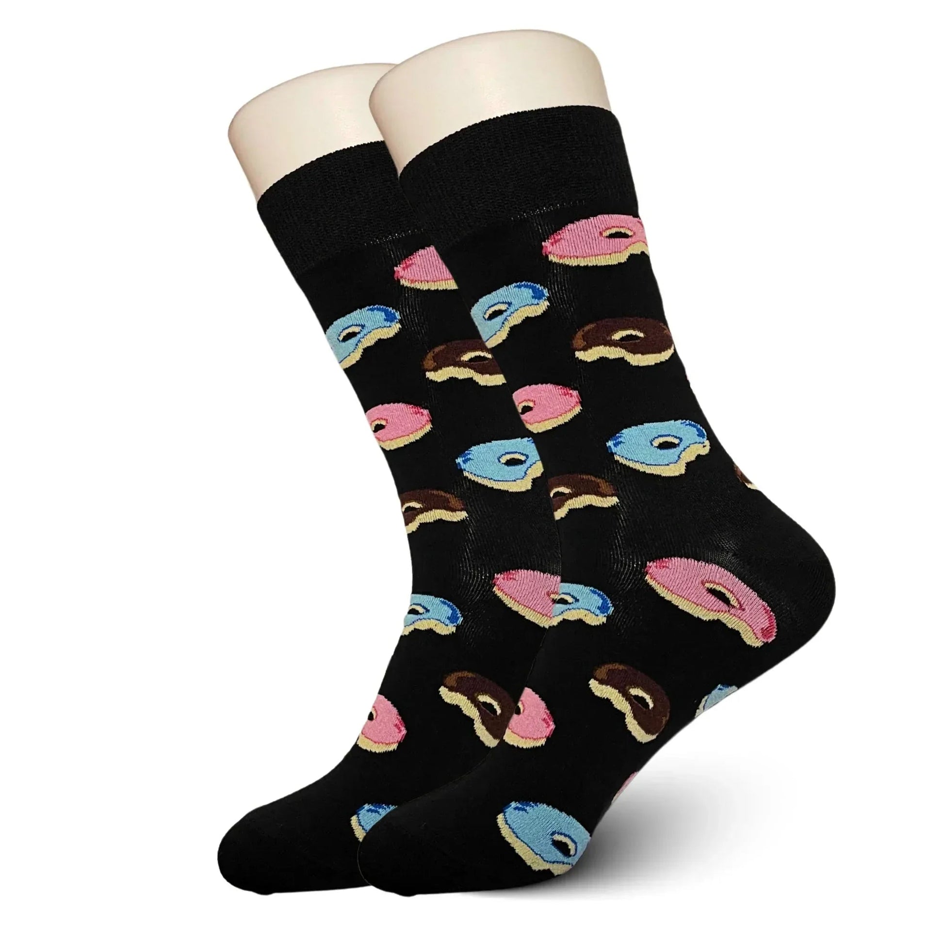 Black Donut Socks - Sock Bro 