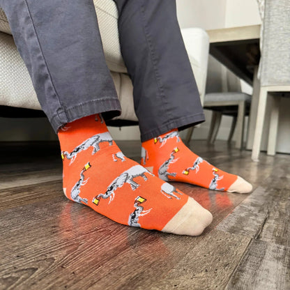 Orange Elephant Beer Socks - Sock Bro 