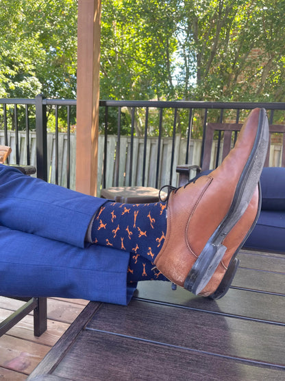 Blue Lobster Socks