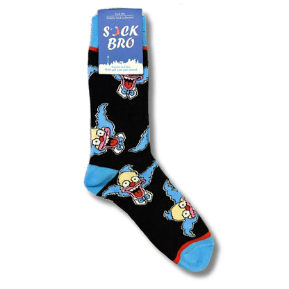 Krusty the Clown Socks - Sock Bro 