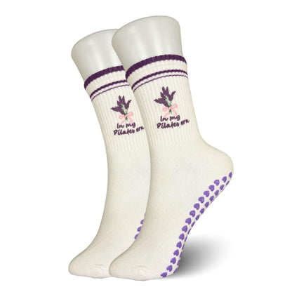 Ã¢â‚¬Å“In My Pilates EraÃ¢â‚¬Â Pilates Sock - Sock Bro 