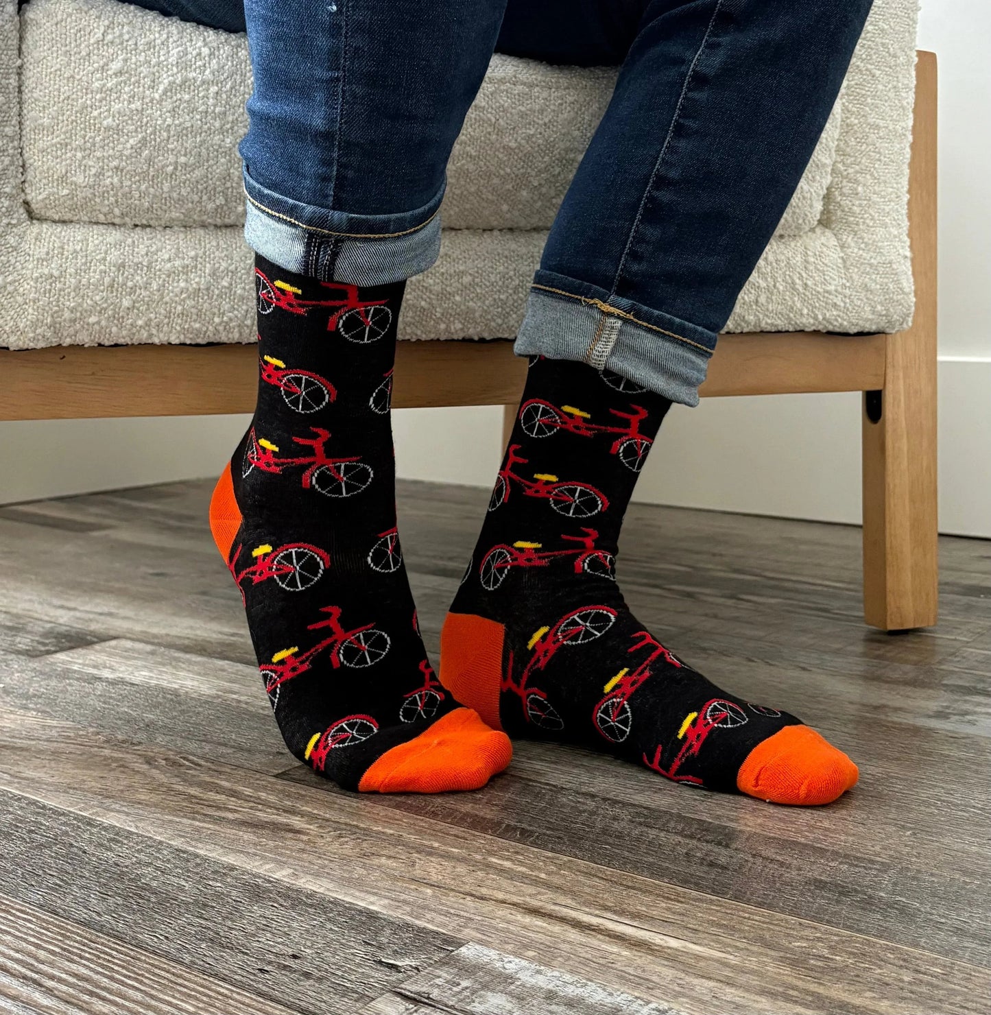 Black Bicycle Socks - Sock Bro 