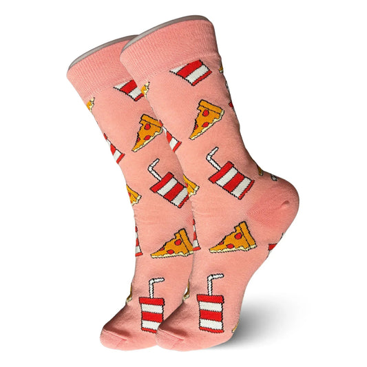 Pizza and Soda Socks - Sock Bro 