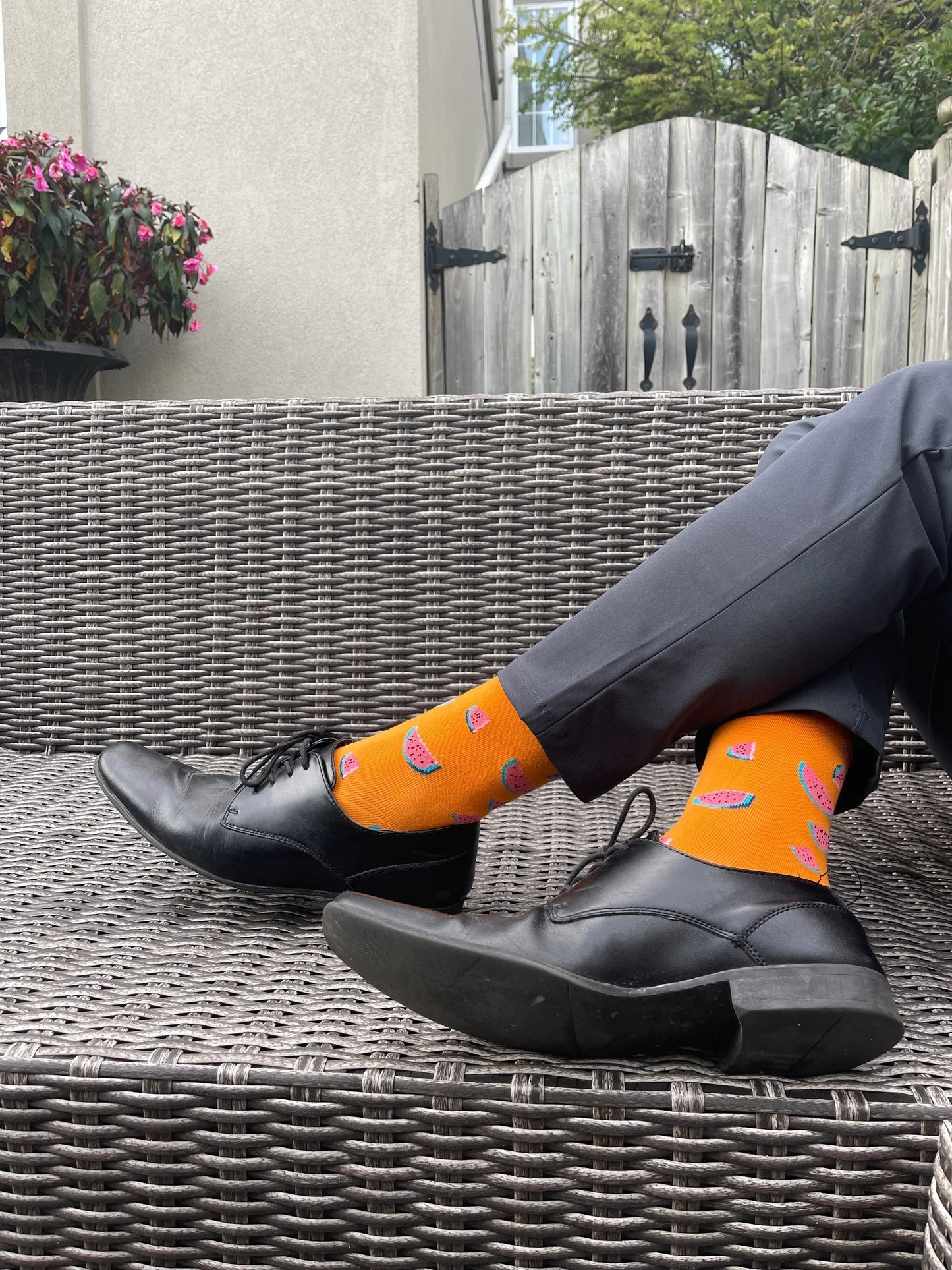 Orange Watermelon Socks - Sock Bro 