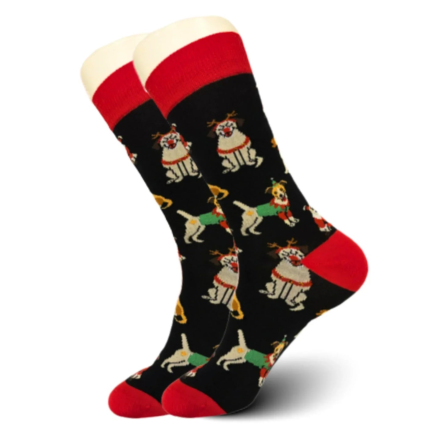 Black Christmas Dog Socks - Sock Bro 