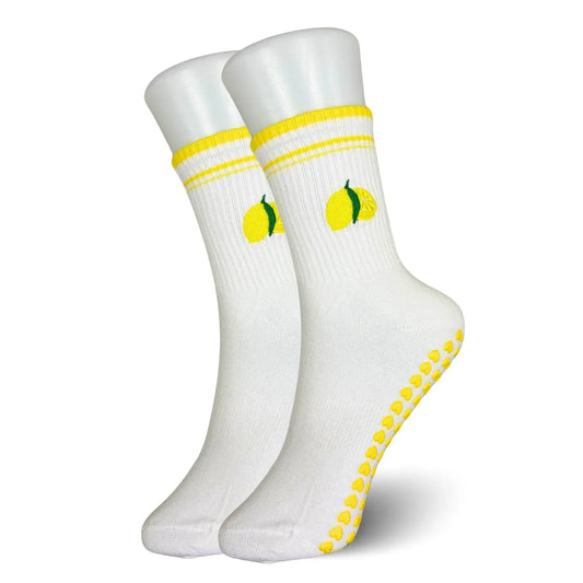 Lemon Pilates Socks - Sock Bro 