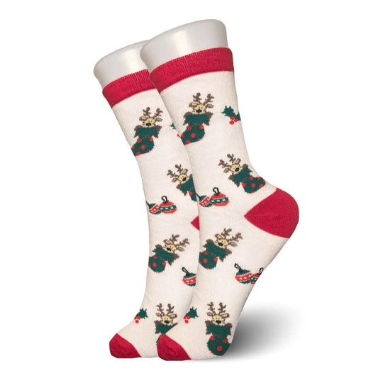 Reindeer Stocking Socks - Sock Bro 