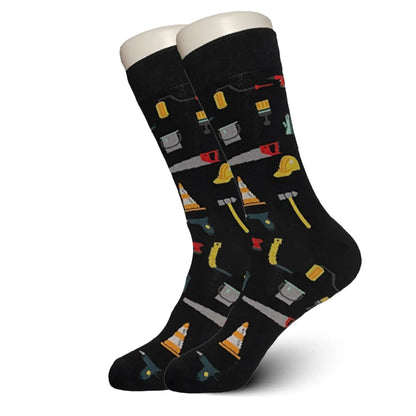 Black Construction Socks - Sock Bro 