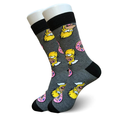 Homer Donut Socks - Sock Bro 