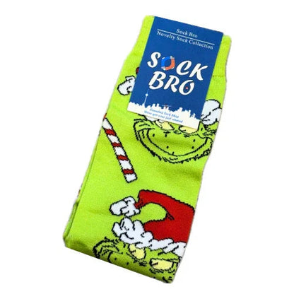 Green Grinch Socks