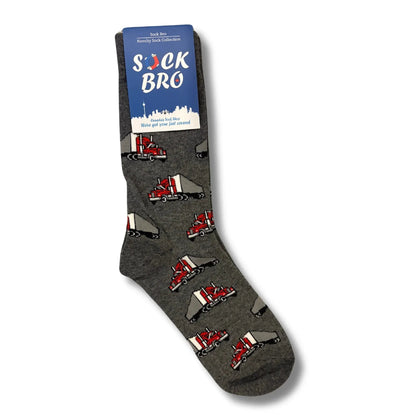 Grey Trucker Socks - Sock Bro 