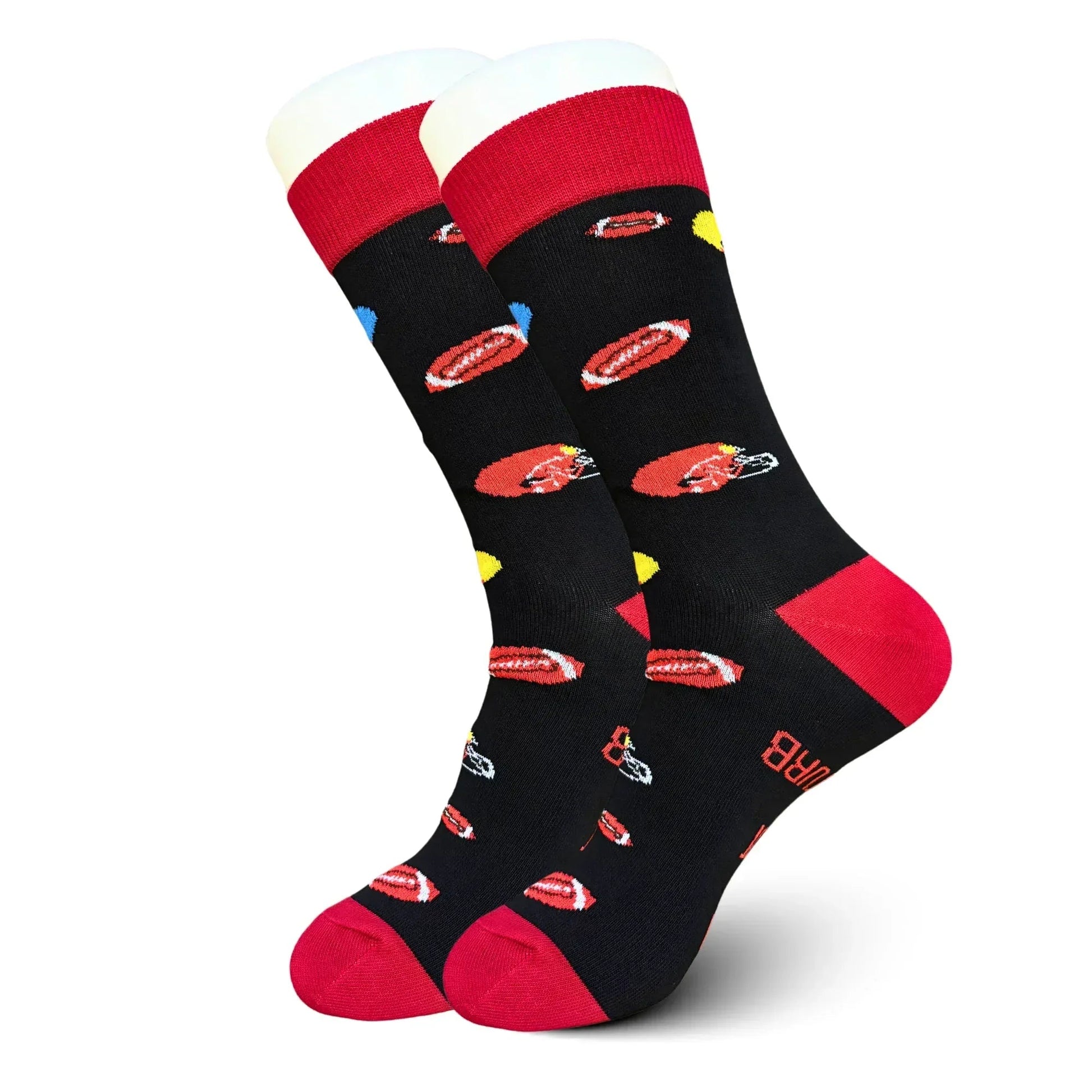 Black Football Socks - Sock Bro 