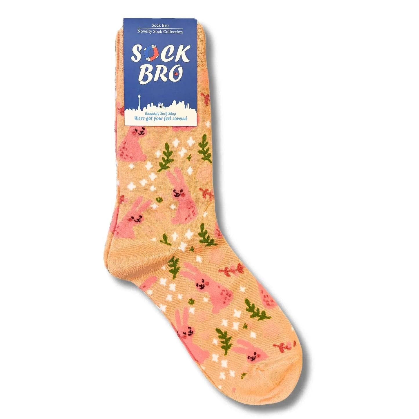 Pink Bunny Socks - Sock Bro 
