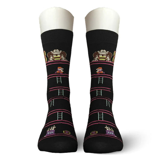 Black DK 64 Socks