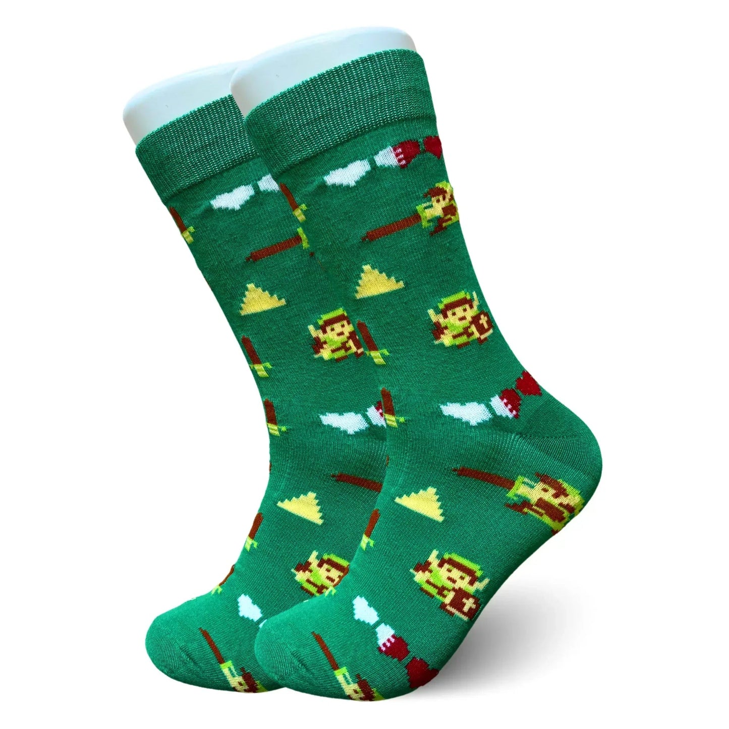 Green Zelda Socks - Sock Bro 
