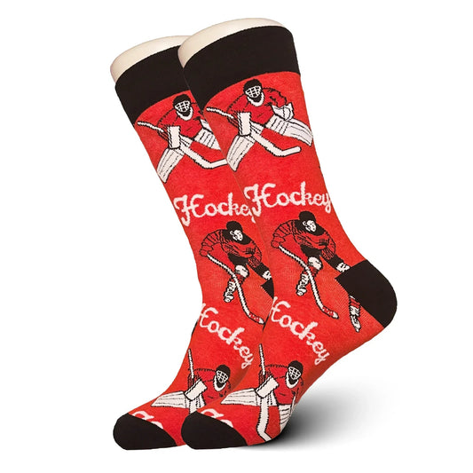 Red Hockey Socks - Sock Bro 