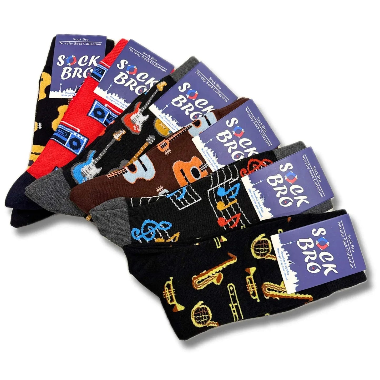 The Music Bundle - 6 Pack - Sock Bro 