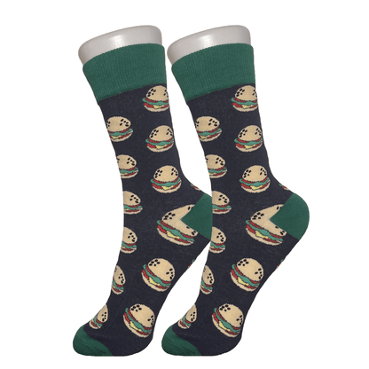Black Burger Socks