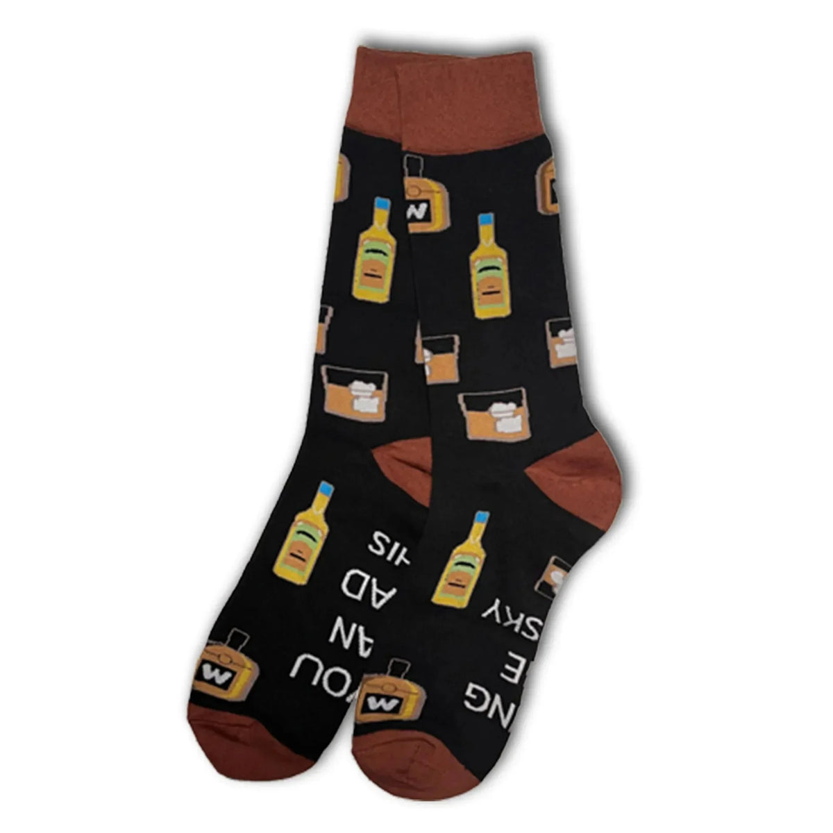 Black Whiskey Socks