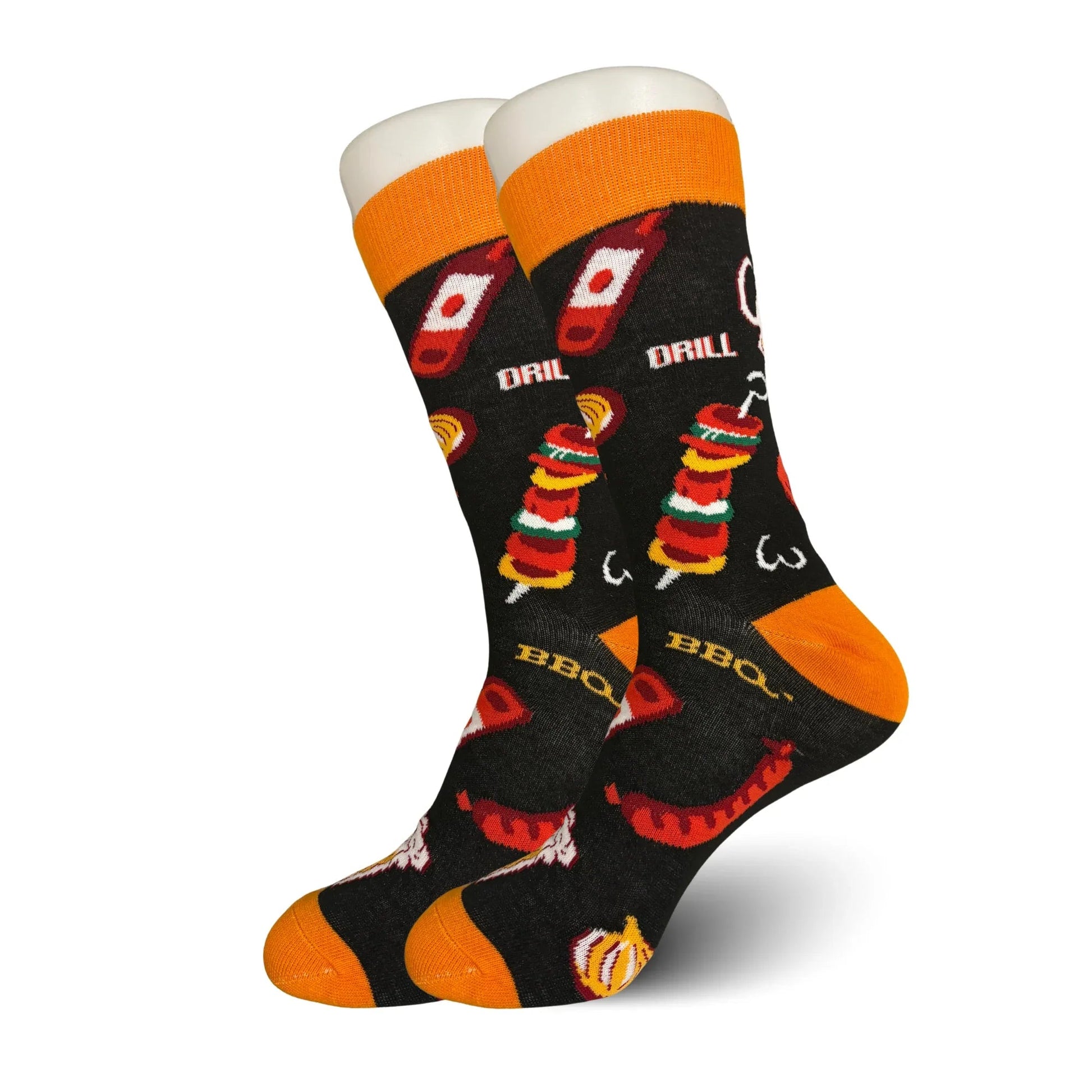 Black Barbeque and Beer Socks - Sock Bro 