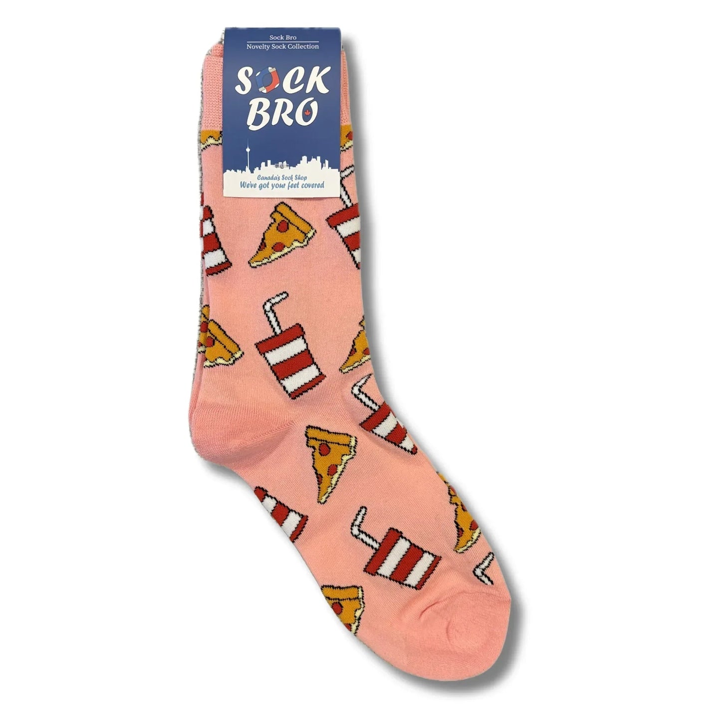 Pizza and Soda Socks - Sock Bro 
