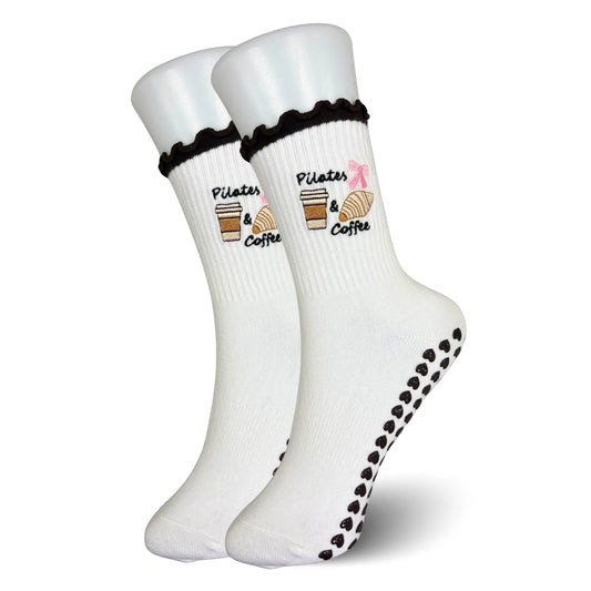 Pilates and Coffee Pilates Socks - Sock Bro 