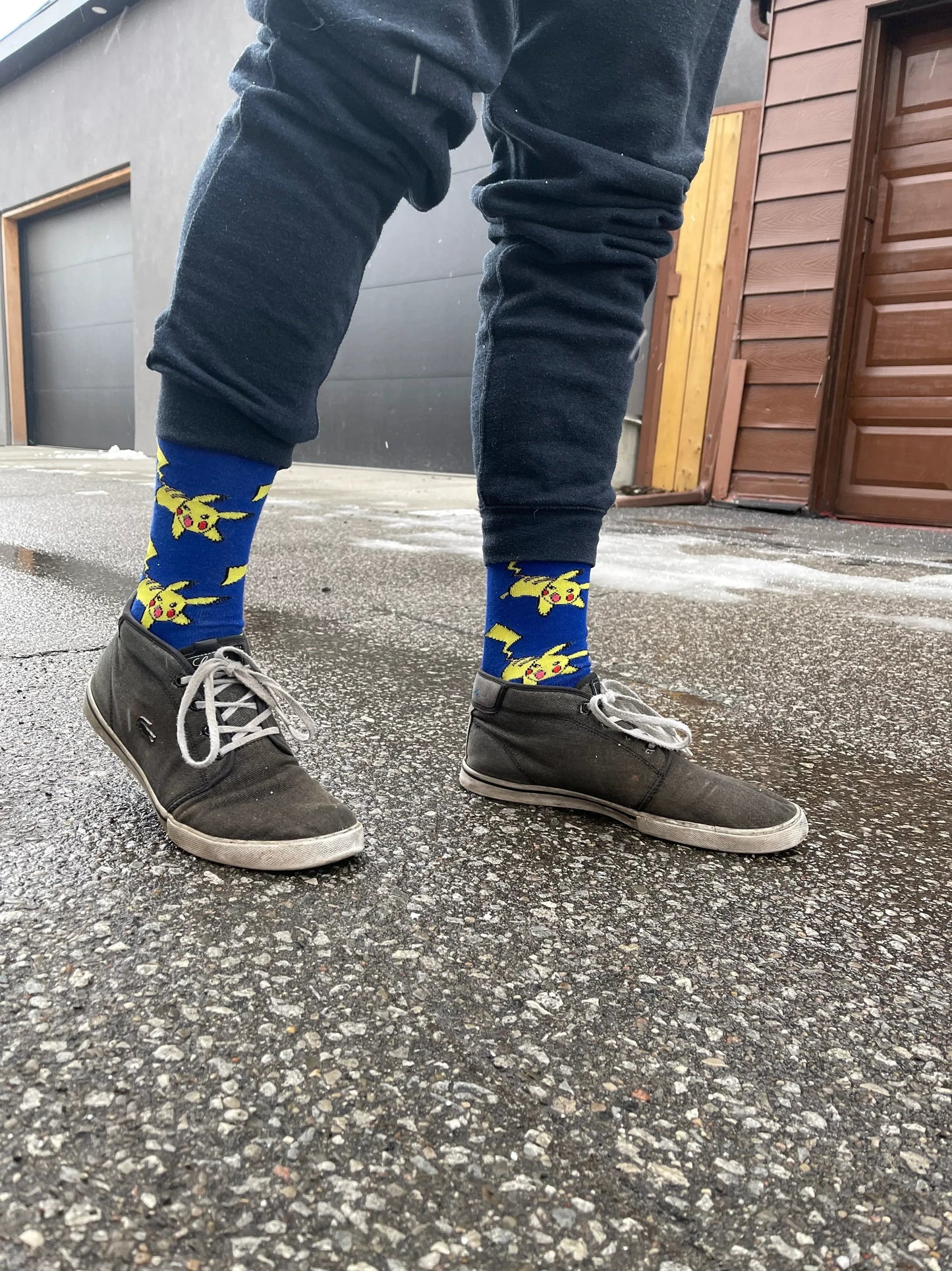 Blue Pikachu Socks